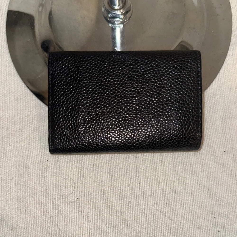 CHANEL Black Caviar Leather Key Card Holder - Picture 5 of 12